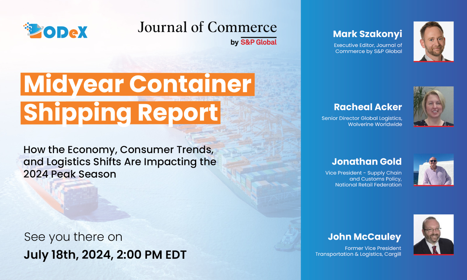 Preparing for the 2024 Container Shipping Peak with Expert Insights